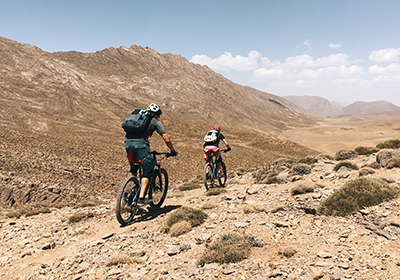 Organized mountain bike and E-Bike trip in Morocco