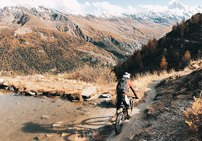 Das Wallis mit dem Mountainbike mit einem Guide entdecken