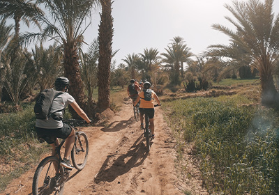 Bike trip in Morocco with a guide and shuttles