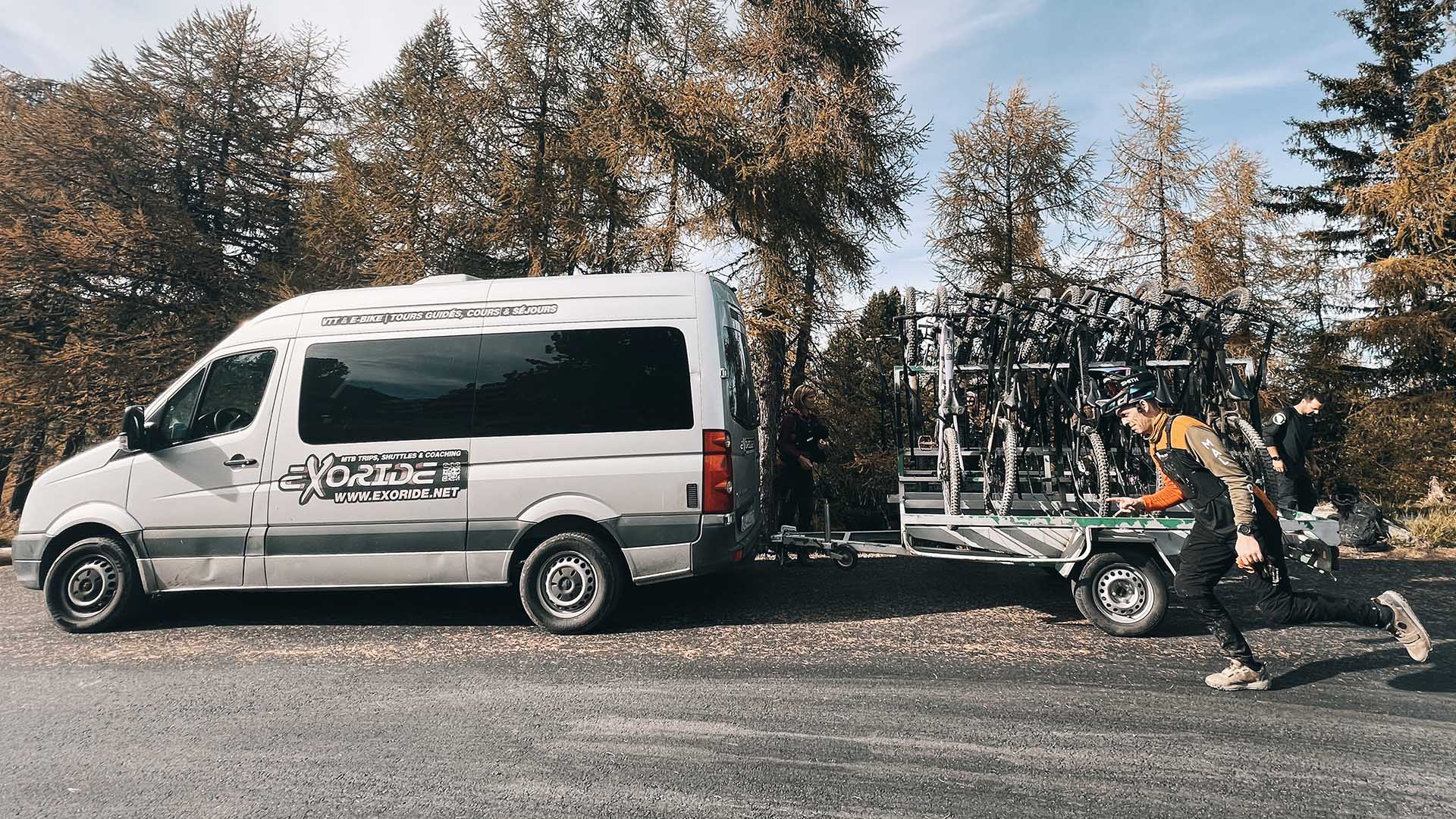 Navettes enduro en Valais central