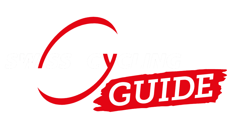 swiss cycling guide logo vector