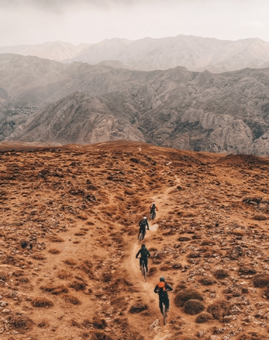 Mountainbike trip in Iran with a guide