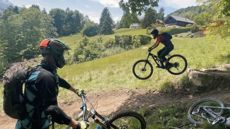 MTB coaching with a professional instructor in Switzerland