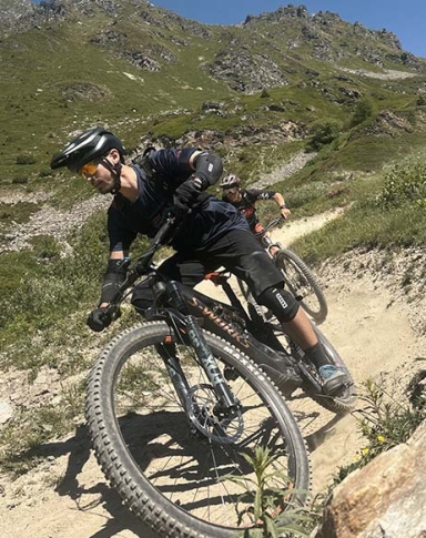 MTB coaching with a professional instructor in Switzerland