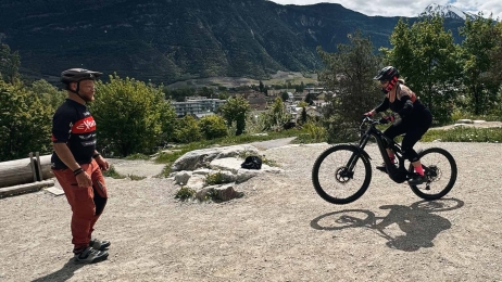 MTB coaching with a professional instructor in Switzerland