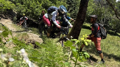 MTB coaching with a professional instructor in Switzerland