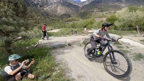 MTB coaching with a professional instructor in Switzerland