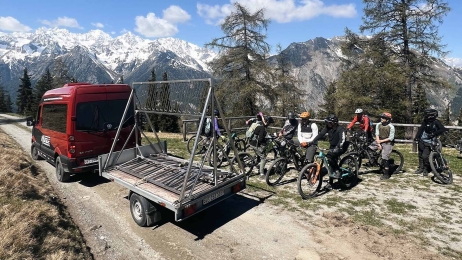 Navettes enduro en Haut-Valais