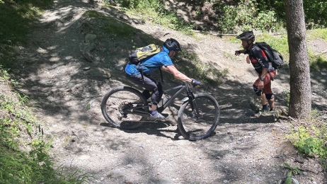 MTB coaching with a professional instructor in Switzerland