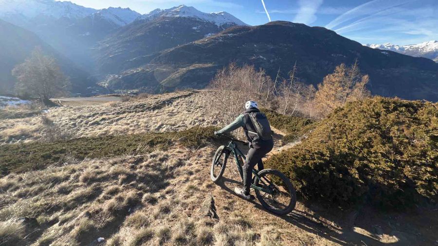 Navettes VTT enduro en Valais pour le Solstice d'hiver